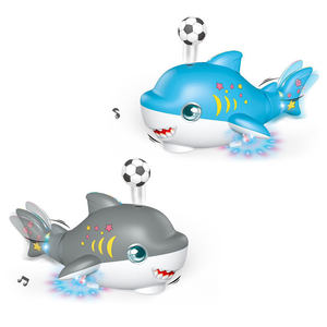 Jouet Requin Électrique à Évitement d'Obstacles Automatique, Mouvement Omnidirectionnel, Souffleur de Boules, Jouets Requin Lévitant avec Lumières et Musique pour Enfants - Product Image 1