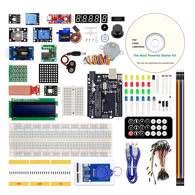 HOT the Most Powerful Starter Kit Compatible With Arduino IDE