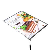 Boîte lumineuse publicitaire extérieure personnalisée, boîte A1, boîte lumineuse LED mince