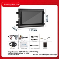 Radio Reproductor Android para Auto para Ford F150 F250 F350 500 Explorer Focus Fusion Mustang Edge Navegación GPS 2DIN DVD