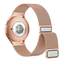 CM Dual Magnet Raised Head Milanese Stainless Steel Watch Band 18 20 22mm Tali Jam Tangan Logam Jaring untuk Pengganti Tali Jam Samsung Huawei