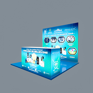 하이 퀄리티 라이트 박스 배경 무역 스탠드 빠른 설치 휴대용 스탠드 디스플레이 라이트 박스 스탠드 - Product Image 5