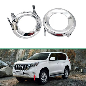 Biseles para Faros Antiniebla para Toyota Prado 2014, Cubierta Cromada con Fijación por Tornillos - Product Image 3