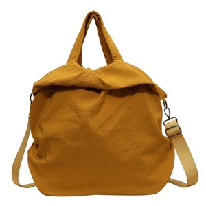 Sac fourre-tout décontracté en nylon pour femme, grande capacité, couleur unie, sac à bandoulière en toile tendance, nouveau sac messager décontracté - Product Image 5