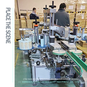 Dầu gội tự động chai phẳng dầu bôi trơn chai phẳng nước rửa tay chai tròn máy dán nhãn hai mặt - Product Image 6