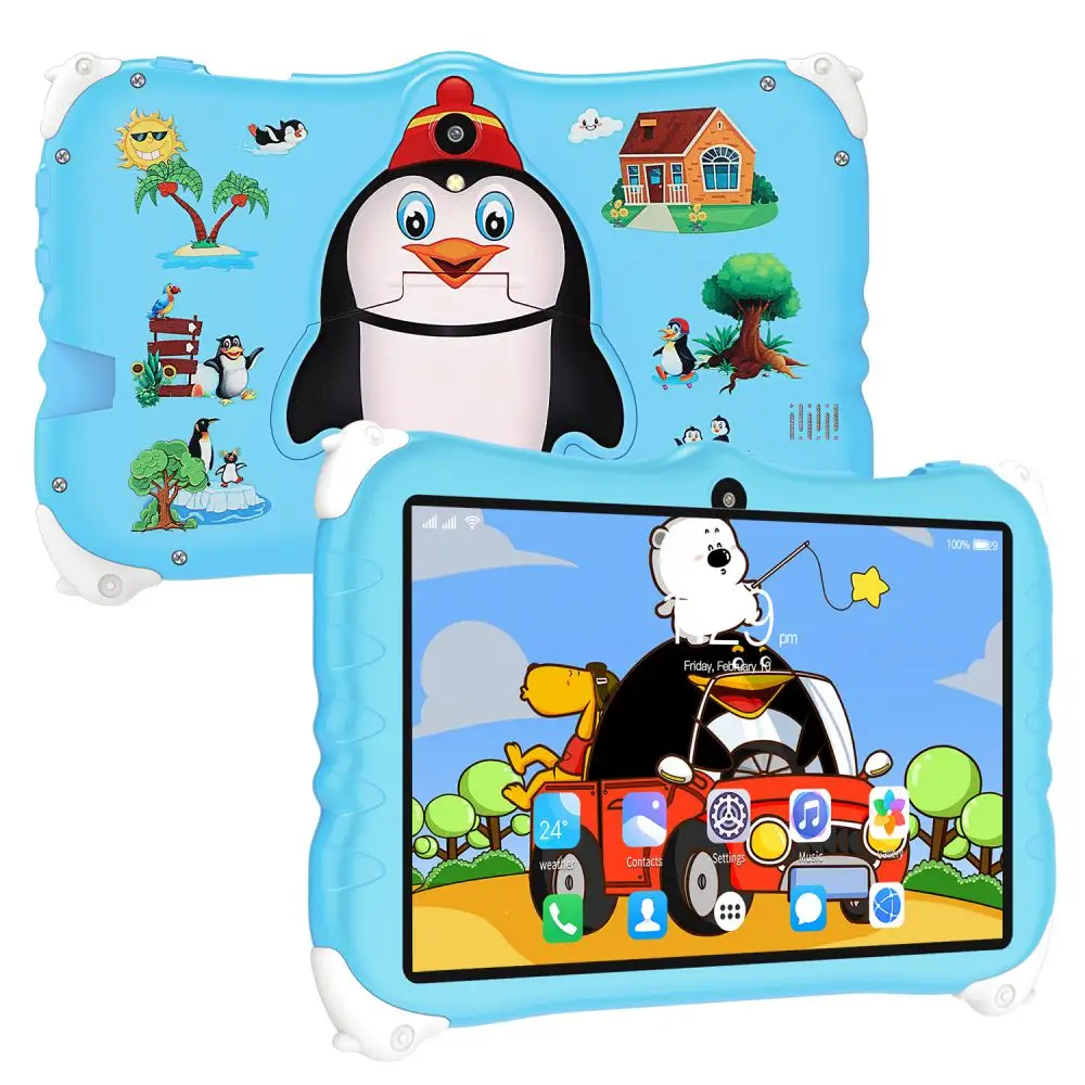 Best Gifts 7 Inch Kids Tablet 2gb 16gb Children Pre-installed Education App 1280*800 Screen Android Tablet Pc For Boys Girls