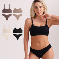 Ensemble soutien-gorge et gilet à bretelles pour femme, en acier massif, respirant, à bonnets couvrants, sexy, avec armatures discrètes et bretelles réglables