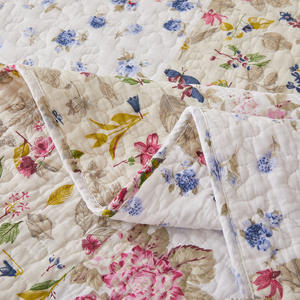 MU Nordic 100% algodón patchwork <span class=keywords><strong>estampado</strong></span> acolchado conjunto de tres piezas edredones bordados conjuntos cama conjunto edredones de lujo al por mayor - Product Image 2