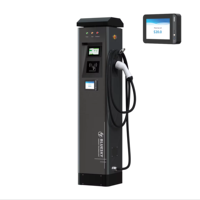 Bluesky Nouvelle Station de Recharge Rapide pour Véhicules Électriques Domestiques AC 22kW Portable à Pistolet Unique, Type 2, RFID, sur Pied