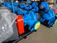Bomba de Agua Centrífuga de Doble Succión de Alta Capacidad, de Acero Inoxidable, de Gran Caudal y Alta Eficiencia, con Carcasa Horizontal Dividida para Río