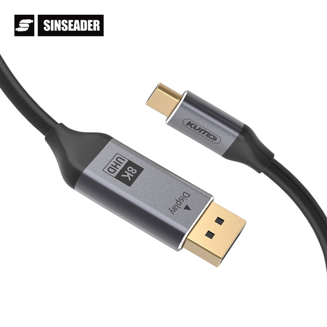 8K 60Hz USB Type C to DisplayPort 1.4 Cable 0.5M 1M 1.5M 1.8M 2M Type-C to DP Cable