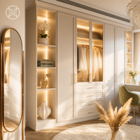 Solution de Projet de Dressing sur Mesure de Luxe Style Français pour Chambre Principale