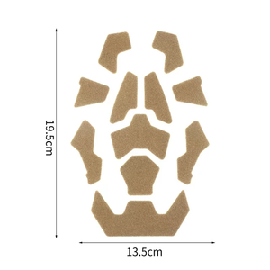 Airsoft tactical HELMET ppads Memory Foam อะไหล่ภายในสำหรับจักรยาน helmets/mich/ibh/pasg/usmc/airsoft Safety - Product Image 2