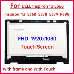 Pantalla Táctil LCD de <span class=keywords><strong>13</strong></span>.3 Pulgadas para Laptop <span class=keywords><strong>Dell</strong></span> <span class=keywords><strong>Inspiron</strong></span> <span class=keywords><strong>13</strong></span> 5368 <span class=keywords><strong>5378</strong></span> 5379 P69G, Digitalizador + Marco de Repuesto - Product Image 1