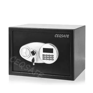 CEQSAFE Stainless Steel Electronic Digital Lock Keypad Mini Safe Deposit Box