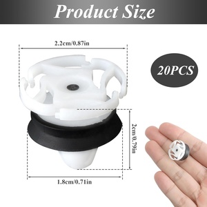 Lot de 20 attaches de carrosserie universelles de qualité supérieure pour voitures – Vente en gros - Product Image 2