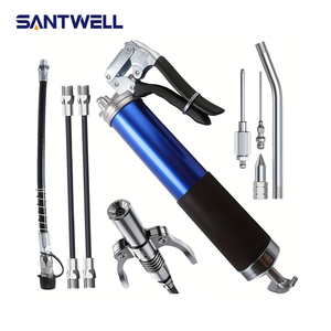 400CC High Pressure Manual Grease Gun, Labor Saving Heavy Duty Grease Tool With Full Accessories <b>Set</b> - Product Image 1