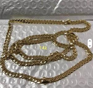 Cadena Cubana de Oro de 14k Estilo Miami Mónaco de 6mm, Joyería de Moda en EE. UU. para Tobillera, Pulsera y Collar Unisex - Product Image 5