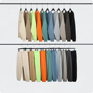 <span class=keywords><strong>Sudadera</strong></span> con capucha personalizada para hombre, chándal liso de gimnasio con logotipo personalizado, Conjunto de <span class=keywords><strong>sudadera</strong></span> de gran tamaño, venta al por mayor - Product Image 1