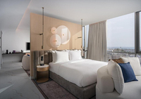 Personnalisation d'usine de modem Ensemble de chambre à coucher de luxe Mobilier d'hôtel 5 étoiles