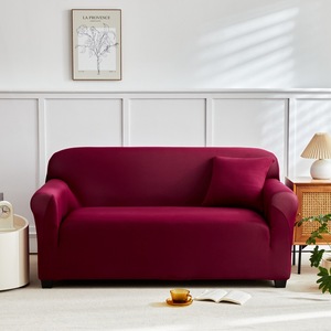 Housse de canapé moderne imprimée vert foncé, extensible, 100% polyester, tout inclus, <span class=keywords><strong>lavable</strong></span>, antidérapante, pour salon - Product Image 4