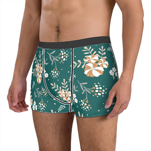 Calzoncillos bóxer XXL para hombre con imagen personalizada, tela de LICRA transpirable de tiro alto y medio con logotipo bordado, Tanga con patrón de letras de talla grande - Product Image 3