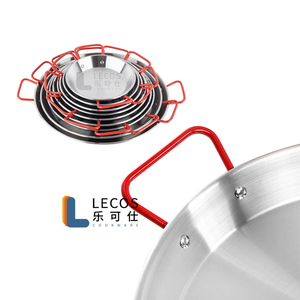 Venta al por mayor personalizado Camping Gathering Alicante Cooking Serving Pan Set grande tradicional valenciana de acero inoxidable Paellera Pan - Product Image 1