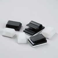 Clips de fixation pour câbles en nylon 66 autocollants de la série NC912 de l'usine Lianyang, organisateur de câbles pour caméra de tableau de bord de voiture