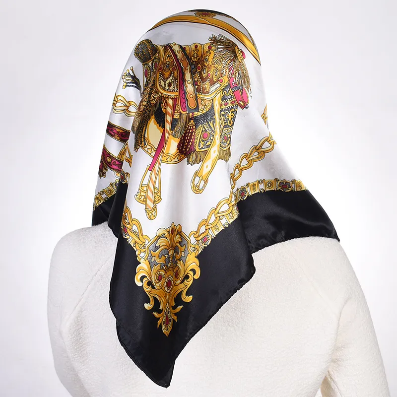 Bufandas musulmanas de gasa para mujer, Hijab de gasa instantáneo con estampado de diseñador en línea, venta al por mayor, B01