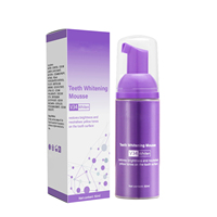 Label privé blanchiment des dents 100% nature V34 mousse de blanchiment des dents mousse de nettoyage haleine fraîche kit de blanchiment des dents
