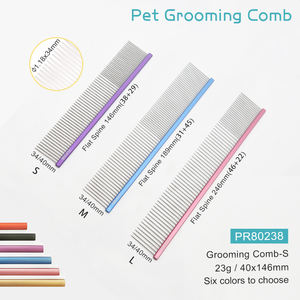 Escova para Gato e Cão Fabricante OEM, Pente de Beleza para Remoção de Pelos de Animais de Estimação, Pente de Alumínio com Pinos Metálicos - Product Image 2