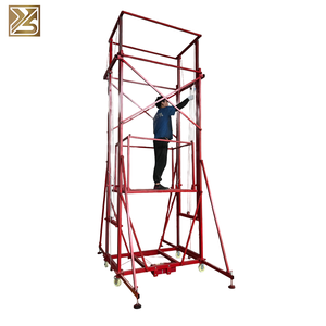 6 मीटर 500 किलोग्राम मोबाइल लटकाने वाले कई मॉडल फोल्डेबल इलेक्ट्रिक मचान लिफ्ट प्लेटफॉर्म - Product Image 4