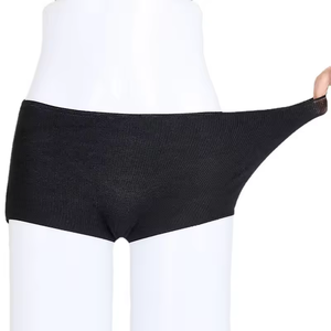 Sous-vêtements jetables respirants à haute élasticité, <span class=keywords><strong>culotte</strong></span> en maille noire à angle plat, <span class=keywords><strong>culotte</strong></span> en <span class=keywords><strong>nylon</strong></span> pour femmes, spa - Product Image 1