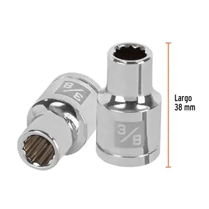 Boîte de douilles à 12 points de 6 3/8 po, entraînement 1/2 po, TRUPER - Product Image 3