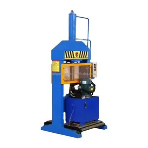 Single knife hydraulic press bale cutter rubber cutter with CE