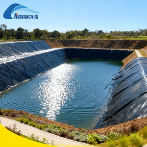 Telo Impermeabile in HDPE/LDPE Nero Africano per Laghetti <span class=keywords><strong>e</strong></span> Dighe, Geomembrana per Agricoltura, Misure Personalizzate - Product Image 4