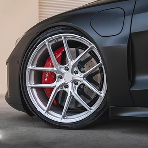 Ruote forgiate in monoblocco aerospaziale 6061-T6 argento spazzolato leggero per Supercar <span class=keywords><strong>Bugatti</strong></span> Veyron o Bmw M3/M4 5x12 0/114.3 - Product Image 2