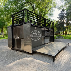 Kontainer Pengiriman Mewah 20ft Dengan Solusi Dapur Komersial Siap Pakai Desain Kustom Restoran Modular - Product Image 2
