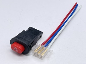 Accessoires de moto, interrupteur de clignotant de danger pour moto, interrupteur d'avertissement d'urgence pour véhicule, avec câble de 120 mm - Product Image 3