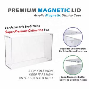 Estuche de exhibición acrílico SPC Prismatic Evolutions con cierre, acrílico de 5 mm de grosor con 6 imanes, fácil carga superior para cajas de colección - Product Image 4
