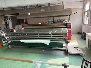 <span class=keywords><strong>Presse</strong></span> à <span class=keywords><strong>chaud</strong></span> Pengda 3200 mm d'occasion <span class=keywords><strong>pour</strong></span> transfert par sublimation sur vêtements, t-shirts et textiles, modèle 420/3200 - Product Image 3