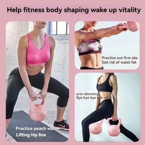 <span class=keywords><strong>Kettlebell</strong></span> souple de 5 kg pour femmes, idéale pour l'entraînement des fessiers à domicile et le renforcement des muscles du bas du corps - Product Image 2