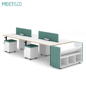 Modern Desks <b>Table</b> Office Furniture Manufacturers 2,4,6 Seater Modular Office Workstations - Product Image 1