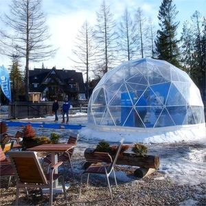 Tienda de campaña de cúpula geodésica de bola para espectáculos de automóviles creando cabinas de exhibición de automóviles futuristas únicas para exposiciones de vehículos en interiores y exteriores - Product Image 2