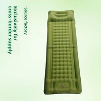Matelas de camping gonflable portable pour voiture, lit d'air extérieur avec sac de transport
