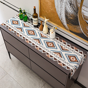 Bắc Âu mô hình hình học in 35*150cm hình chữ nhật bảng vải nóng ngoài trời cắm trại trang trí Polyester Cotton bên vải - Product Image 2