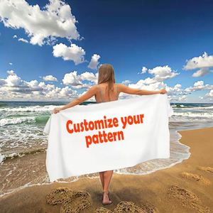 Microfiber <b>Quick</b>-Drying Custom Design Printed Logo Sports Bathrobe Other Square Woven Summer Swimming <b>Beach</b> <b>Towel</b> - Product Image 3