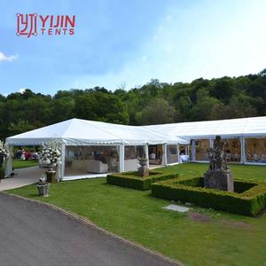 เต็นท์งานแต่งงานกลางแจ้งสีขาวขนาดใหญ่ 15 x 20 เมตร 15 x 50 เมตร สำหรับงานแต่งงาน - Product Image 1