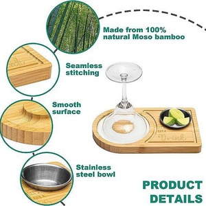 Strumento per Decorazione Cocktail in Bambù, <span class=keywords><strong>Gadget</strong></span> <span class=keywords><strong>da</strong></span> Bar, Contenitore per Zucchero, Design Moderno e Minimalista con Logo Personalizzabile - Product Image 4