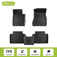 Alfombrillas de TPE para Auto, Antideslizantes, Impermeables, de Primera Calidad, Personalizadas para Conductor con Volante a la Izquierda